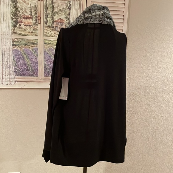 Very Nice Karen Kane Cardigan With Faux Fur Collar - Picture 4 of 7